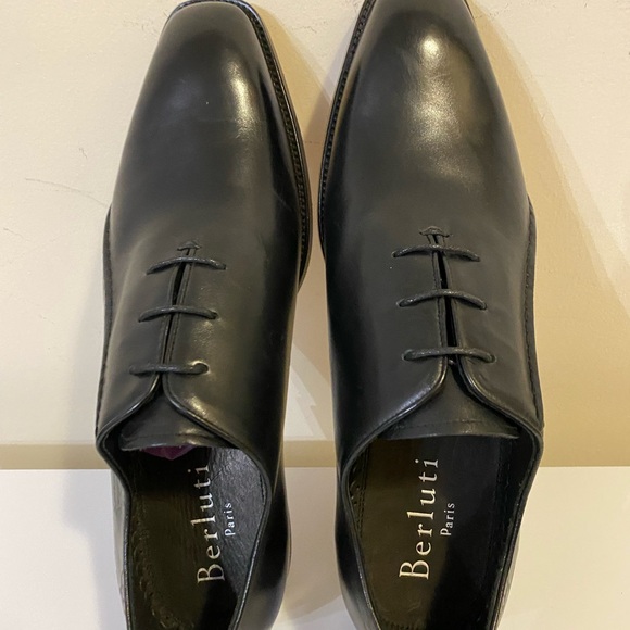 BERLUTI Alexandro men black leather loafer shoes US sz 10 - Picture 9 of 16